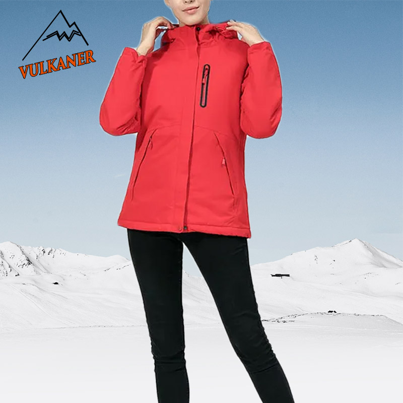 Chaqueta abrigo calefactable de mujer