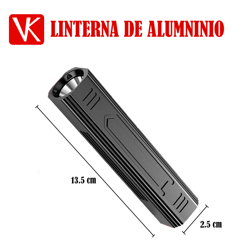 Linterna led recargable