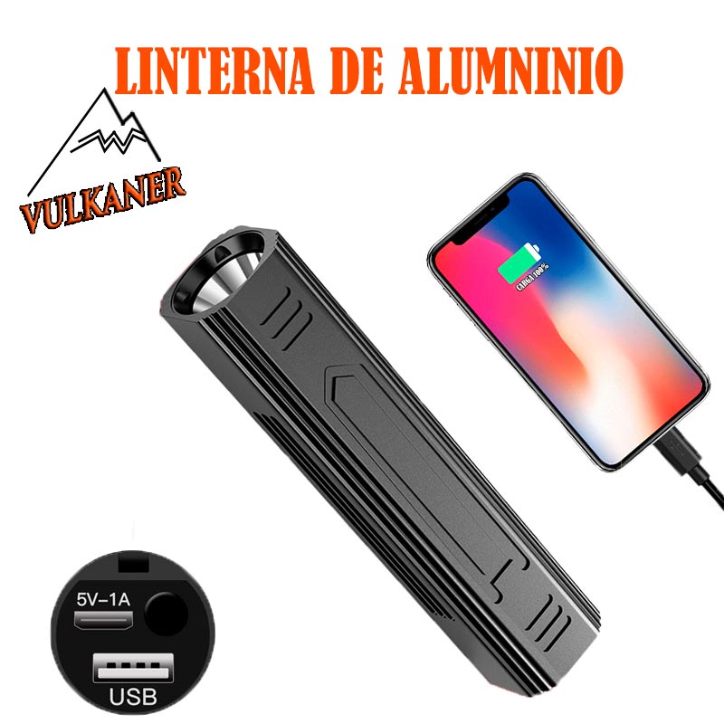 Linterna led recargable